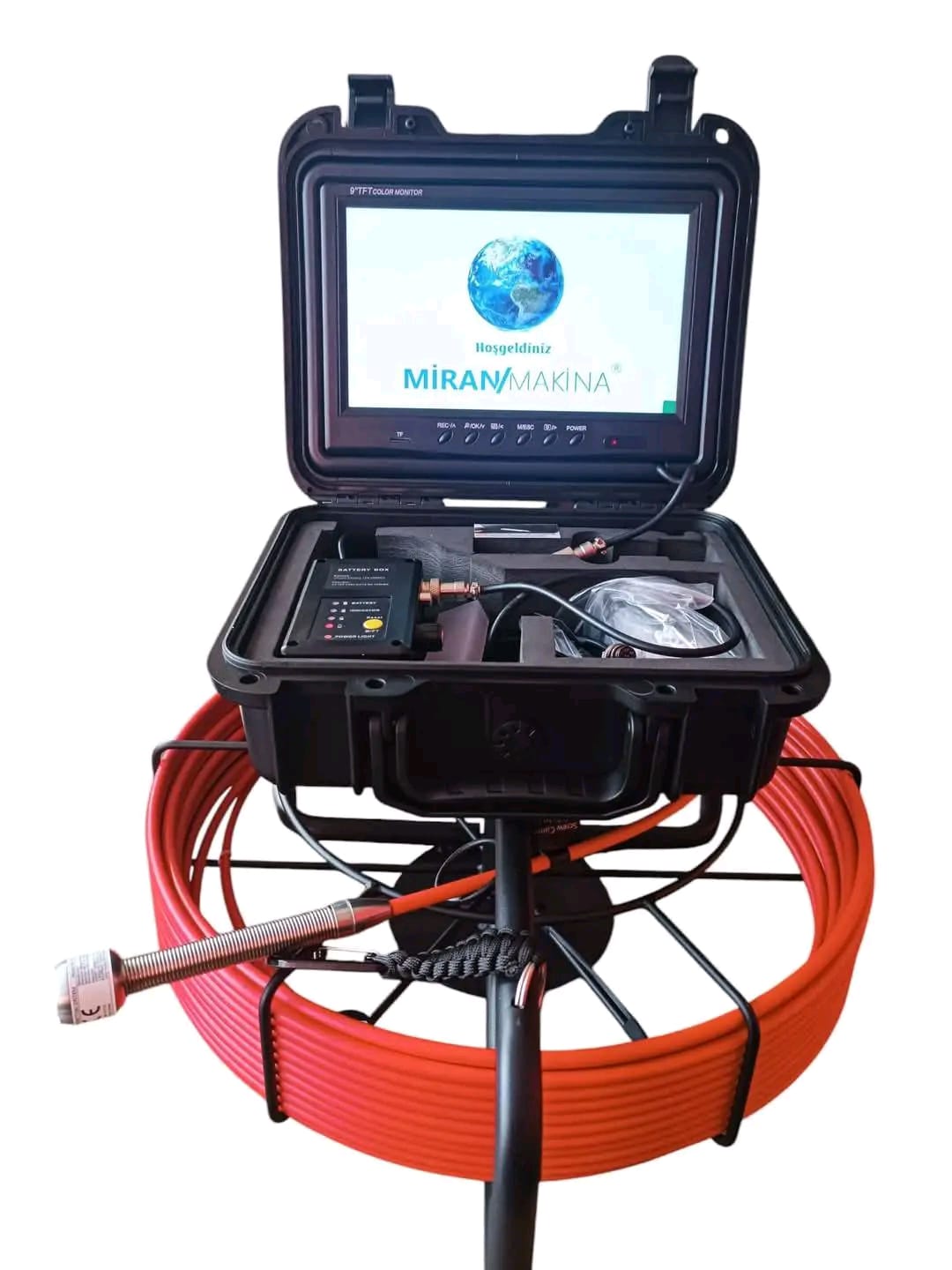 Kanal görüntüleme kamerası 25 MT 7.3 mm kablo kalınlığı 